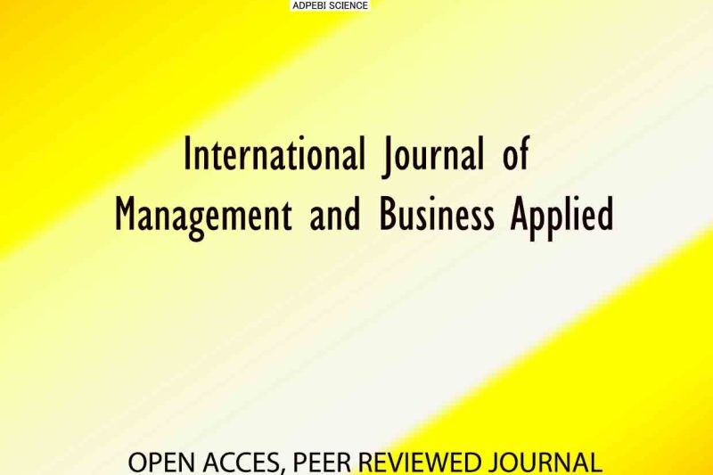 International Journal of Management and Business Applied